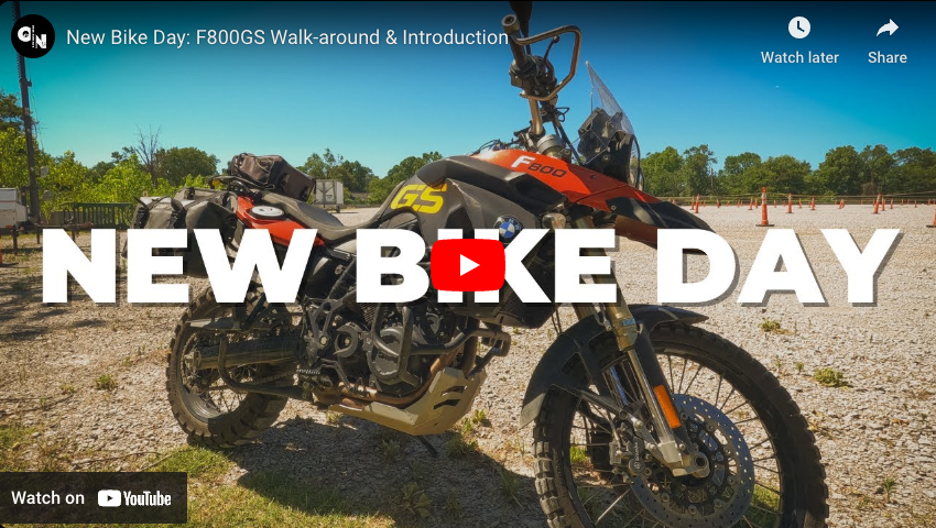 F800GS New Bike Day Walkaround and Introduction